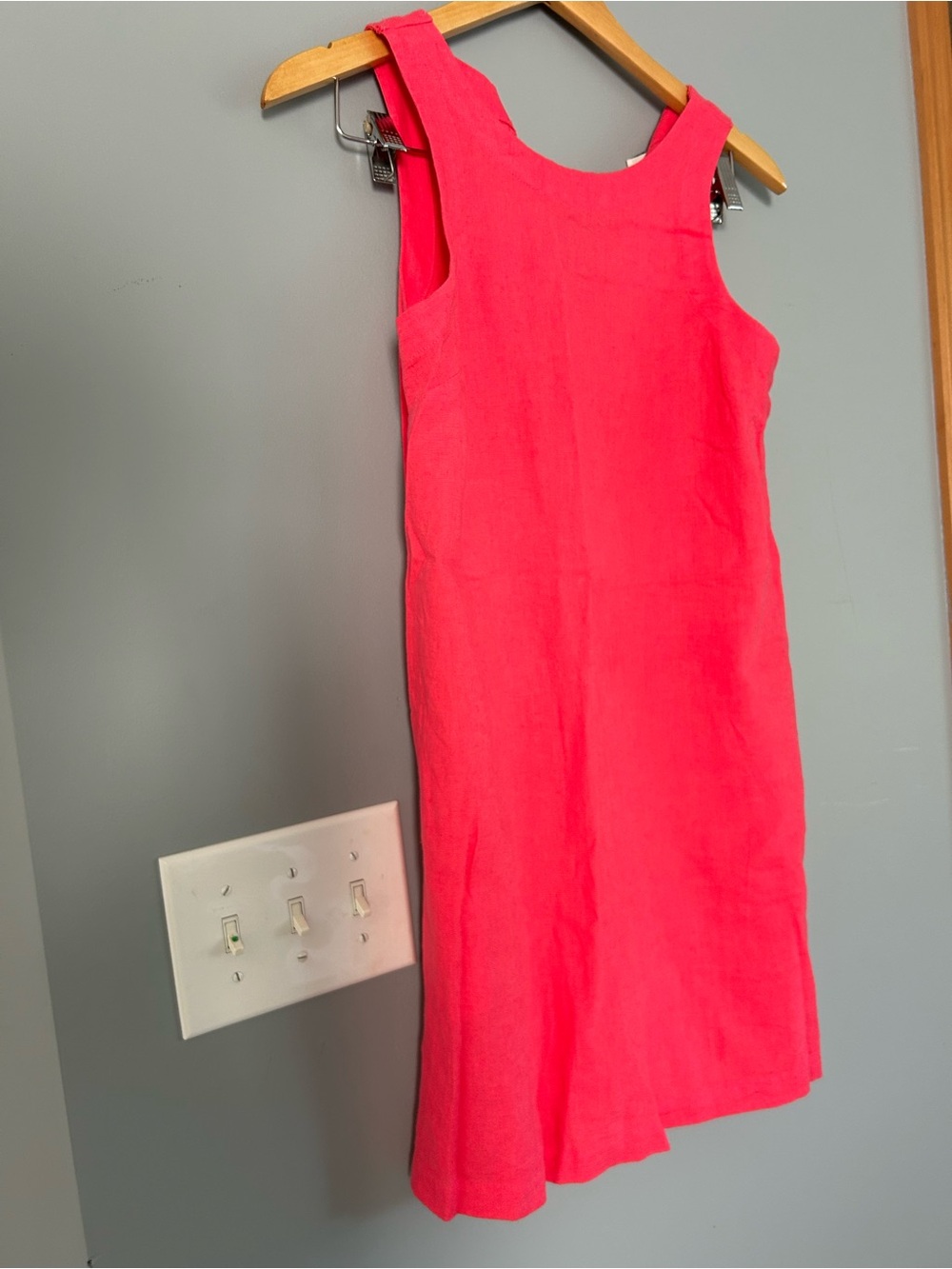 Bright Pink Sleeveless Shift Dress A new day